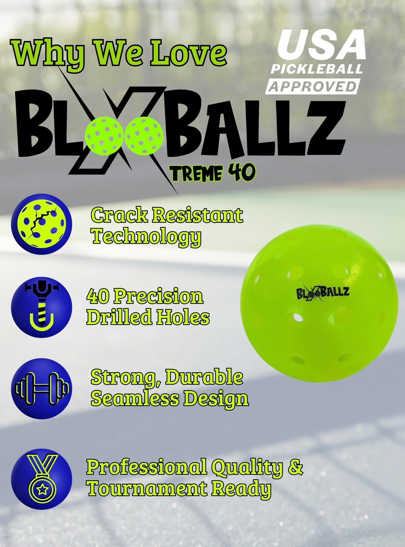 Xtreme 40's - 50 Pack Bulk Pricing for Clubs, Tournaments, and Large Homeowner Groups